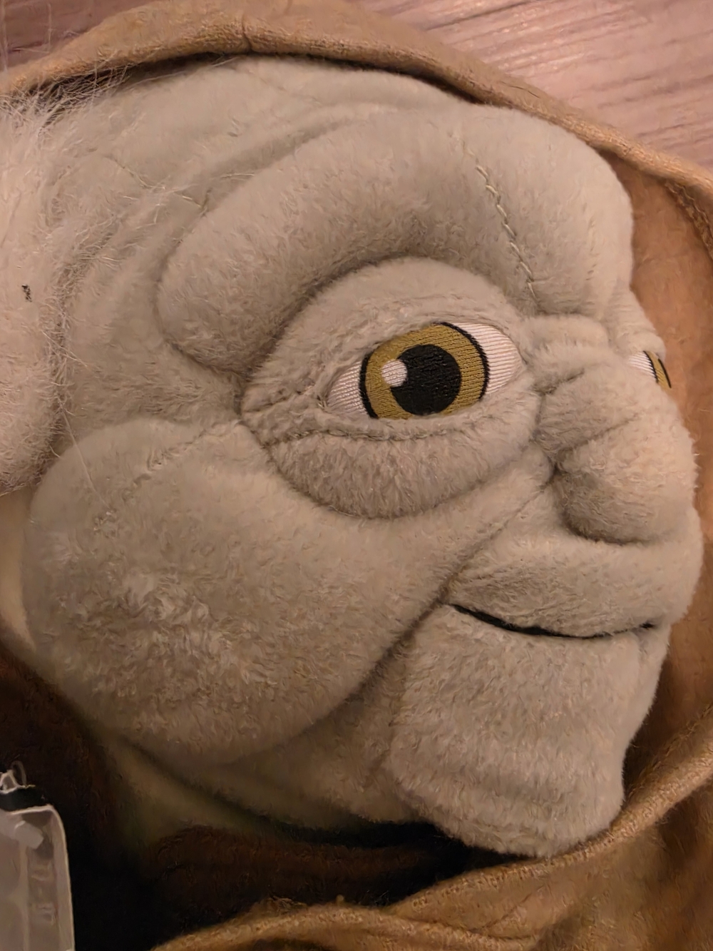 Star Wars Yoda Plush Backpack New With Tags Hooded Jedi Lucasfilm Clean - Picture 8 of 10